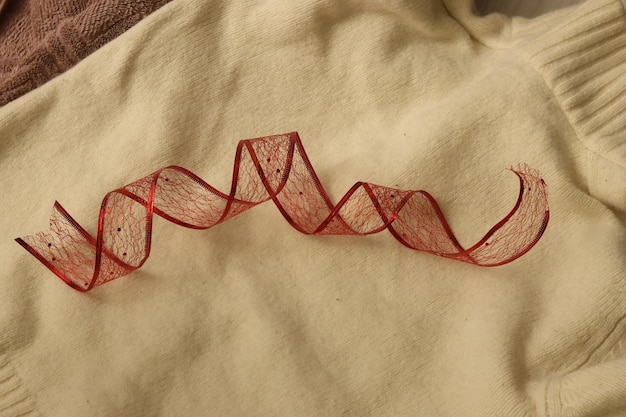 detal haftu z bliska